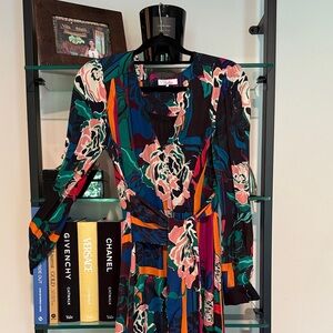 Parker Multicolor Asymmetrical Dress D005